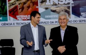 Romero recebe ministro Marcos Pontes e reivindica projeto para despoluir o Açude Velho
