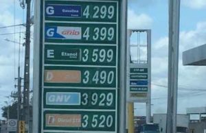 Preço médio da gasolina comum tem redução de apenas 0,66% em Campina Grande