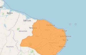 Inmet emite alerta de perigo por chuvas para toda a PB