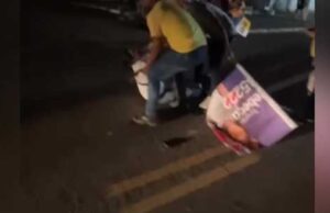 Candidata a deputada estadual é atropelada durante ato em João Pessoa