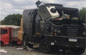 Grupo criminoso ataca carro-forte na divisa entre Paraíba e Pernambuco