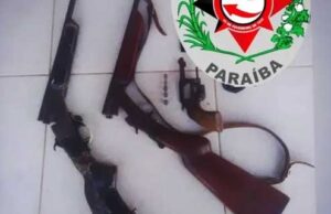 NO CARIRI: Polícia Militar detém homem e apreende três armas de fogo