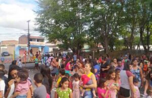 Comunidade da pedreira de Bodocongó realiza festa das crianças apenas com ajuda da comunidade