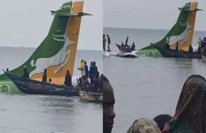 Avião cai em lago na Tanzânia e 26 das 43 pessoas a bordo foram resgatadas com vida