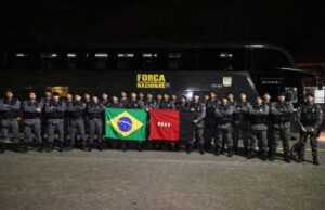 Tropa de Choque da Paraíba desembarcam em Brasília para reforçar segurança