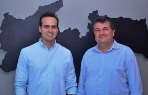 Presidente da FAMUP, George Coelho e vice-governador Lucas Ribeiro, discutem desenvolvimento do Estado e fortalecimento do municipalismo na Paraíba