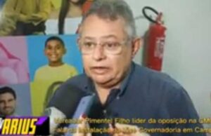 Líder da oposição da CMCG Pimentel Filho fala importância da Instalação da Vice Governadoria em CG