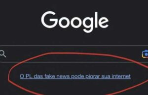 Google diz ao Supremo que pagou R$ 2,1 milhões em anúncios contra PL das Fake News
