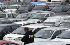 O leilão online da PRF oferece 151 carros e motos com lances a partir de R$ 80