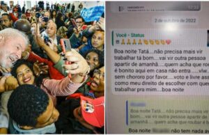 VAI TER QUE PAGAR: Patrão é condenado a indenizar diarista demitida por comemorar vitória de Lula