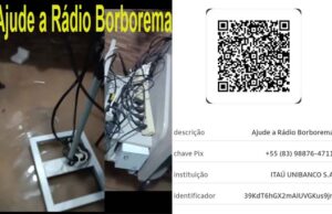 Campanha Ajude a Rádio Borborema que perdeu bastante com as ultimas chuvas