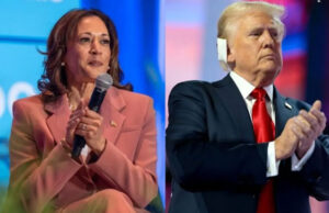 Pesquisa aponta Donald Trump e Kamala Harris empatados tecnicamente