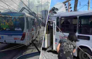 Precarização: dupla função faz motorista bater em poste nos Bancários, em João Pessoa