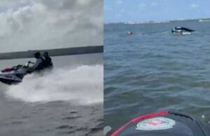 SUSTO: Pai e filhos são resgatados após naufrágio de moto aquática no Rio Paraíba – VÍDEO